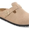 Birkenstock Boston Suede Leather - Sandcastle